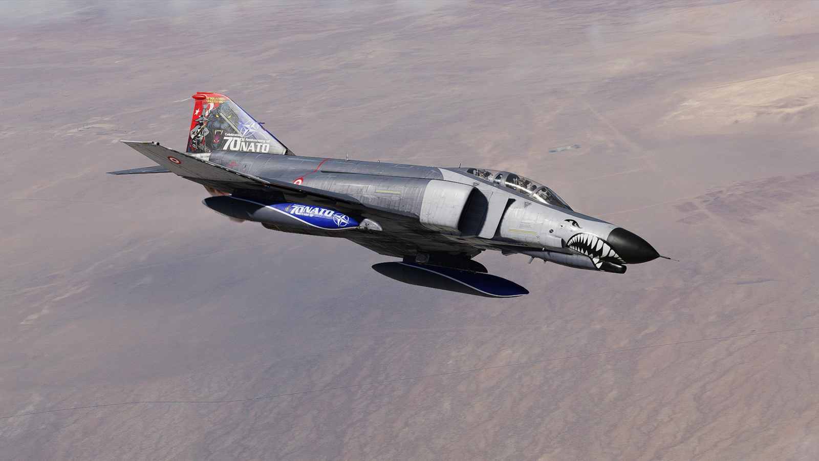 DCS F-4E Phantom II im Flug